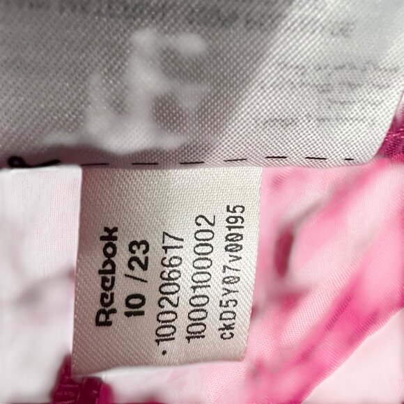 2023 Reebok‎ Retro Style Pink & Black Nylon Parachute Jogger Wind Pants XS - Picture 7 of 12